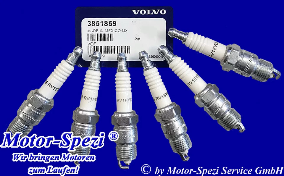 VOLVO PENTA Volvo Pente Zündkerzen für V6, original 3851859