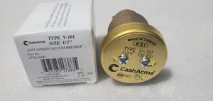 Cash Acme Anti-Siphon Vacuum Breaker Backflow Preventer V-101 1/2" KWD 17383-000 - Picture 1 of 8