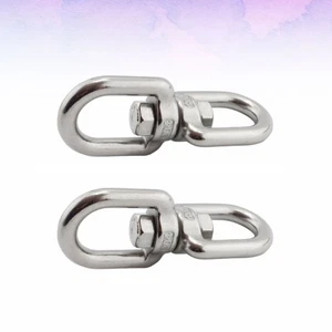 2 PIEZAS Anillo Giratorio Universal Carillón de Viento Gancho Colgante Cesta Giratoria para Carillones - Imagen 1 de 12
