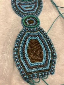 Anthropologie Raj Beaded Sequins Embellished Women's Belt NEW - Picture 1 of 5