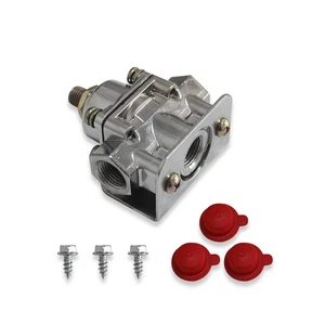 Regolatore pressione carburante regolabile da 1 a 4 psi porte NPT da 3/8" per Holley 12-804 - Foto 1 di 5