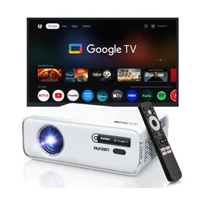 Aurzen EAZZE D1G Google TV 4K Proyector Inteligente Compatible con WiFi y Bluetooth... - Imagen 1 de 8