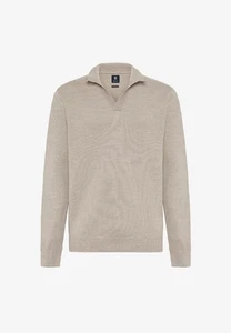 Boggi Milano Mens Beige Textured Premium Cotton LS Sweater Jumper RRP €179 - Picture 1 of 10
