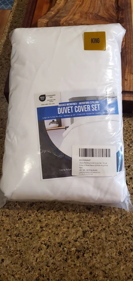 Utopia Bedding King Duvet Cover Set (1 Duvet+2 Pillow Shams) Brushed Microfiber - Image 1 of 1