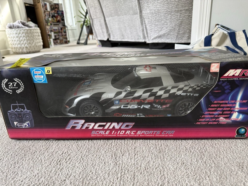 Coche de radiocontrol MA Toys C5-R Corvette 1:10 control remoto 27 MHz función completa  Foto 1 de 4