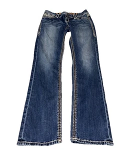 Rock Revival Tetbury Easy Straight Jeans Sz 26 X 30 - Foto 1 di 7