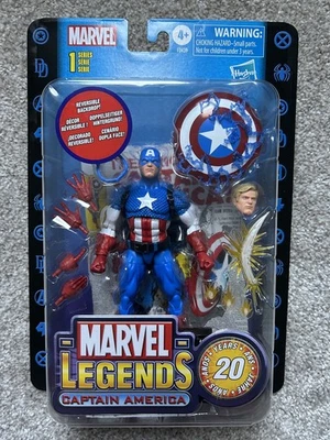 Marvel Legends Retro Card 20th Anniversary Captain America  - Image 1 of 4