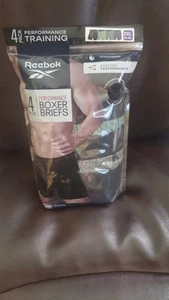 BRAND NEW MEN'S SIZE 2X-Large REEBOK 4 PACK PERFORMANCE BOXER BRIEFS B7 - Picture 1 of 2