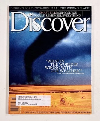 2000 Jun DISCOVER Climate Change & Wild Weather REINTRODUCING WOLVES Dinosaurs Foto 1 de 4