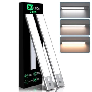 Closet Lights, 90leds Motion Sensor Light Indoor, 2000mah Rechargeable Under ... - Picture 1 of 7