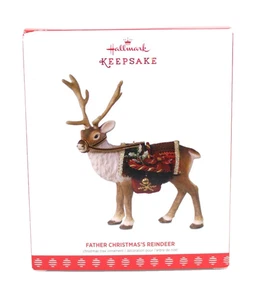 Hallmark PADRE NAVIDAD RENO 2017 adorno de recuerdo nuevo en caja edición limitada - Imagen 1 de 13