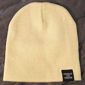 ALF Beanie UNISEX OSFM Cream Streetwear Outdoor Skater Punk Skatelife Grunge - Picture 1 of 4