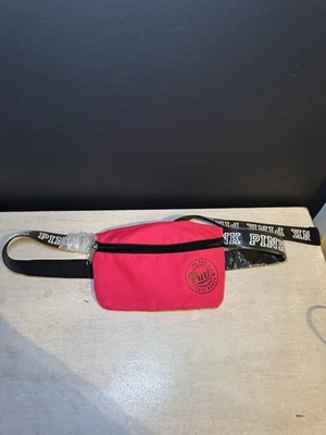 Victoria's Secret ROSA We Run The Beach Riñonera Cinturón Bolso Cartera Ajustable Foto 1 de 4