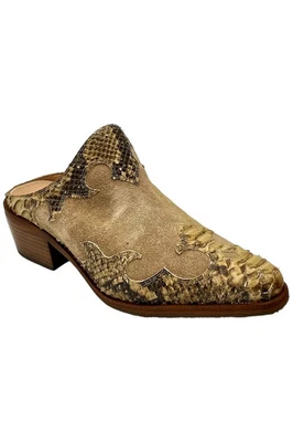 Sillín de mula de gamuza de pantorrilla con tacón sin cordones Mindy de Donald Pliner para mujer Foto 1 de 3