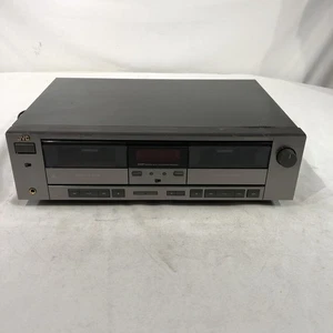 Vintage JVC TD-W207 Stereo Double Cassette Deck Dubbing Dolby ~ getestet - Bild 1 von 7