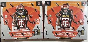 (2) 2024 Panini NFL Totally Certified Football TWO Premium Hobby Boxes - Picture 1 of 2