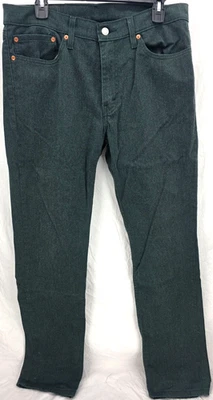 Levi Strauss & Co. 511 Green Stretch Slim Fit Denim Jeans Pants Men's 34x32 - Image 1 of 4