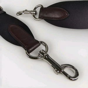 Coach NY Voyager Seesack Ersatzriemen schwarz burgund Leder Nylon Verschluss - Bild 1 von 10