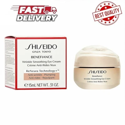 MARKENLOS 2025 Neu Shiseido Benefiance Wrinkle Smoothing Eye Cream 15ml/0.51oz DE
