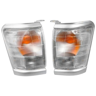 LH+RH Clear Corner Indicator Blinker Park Lights Pair for Toyota Hilux 1997-2001 - image 1 of 4