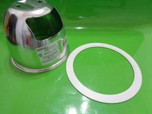 Deflector Downlight Juno Iluminación Empotrada 650C-WH 6" Redondo CLR con Borde Blanco, NUEVO - Imagen 1 de 1