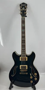 Ibanez AS93-BLS-12-02 Semi Hollow-Body Electric Guitar - Blue - Picture 1 of 11