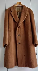 Abrigo de llama vintage para hombre de lujo de ""Nobson"" con revestimiento de seda, perfecto estado - Imagen 1 de 19