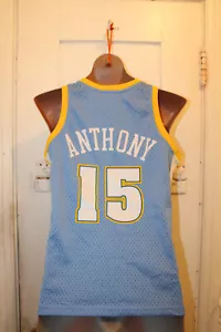 MITCHELL & Ness Denver Nuggets Carmelo Anthony #15 Hardwood Classics Youth Med - Foto 1 di 5