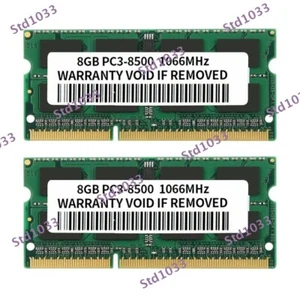 2X 16GB 8GB SODIMM For Apple iMac Late 2009 PC3-8500 A1311 MB950LL/A Memory Ram - Picture 1 of 7
