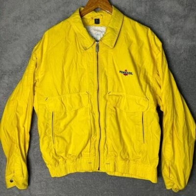 Jaqueta amarela Pennzoil Gear For Sports grande - Imagem 1 de 4