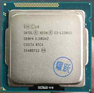 Intel Xeon Quad-Core E3-1230V2 E3-1230 V2 SR0P4 3.3GHz LGA1155 CPU Processor