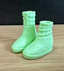 Monster High Frankie Stein Creepover Party Doll Replacement Green Boots / Shoes - Picture 1 of 6