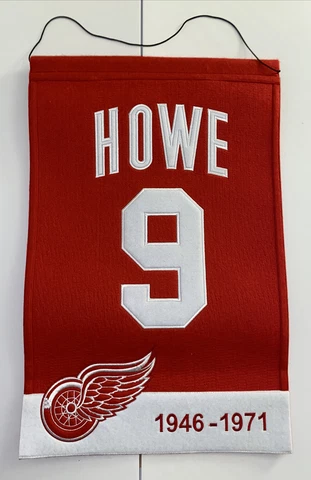 Gordie Howe Detroit Red Wings Banner Cover