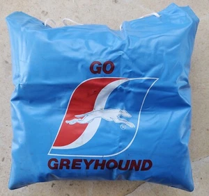 Vintage Greyhound Inflatable Travel Pillow / Tote Bag - Picture 1 of 2