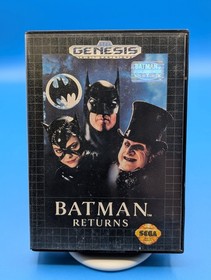 Sega Genesis Batman Returns Complete in Box Tested And Working