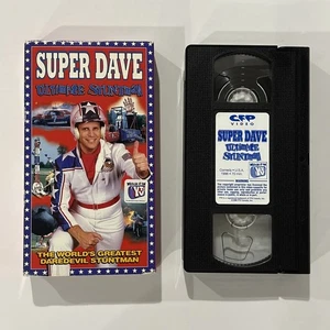 Super Dave - Ultimate Stuntman RARE 1996 VHS *PLAY TESTED - Picture 1 of 20