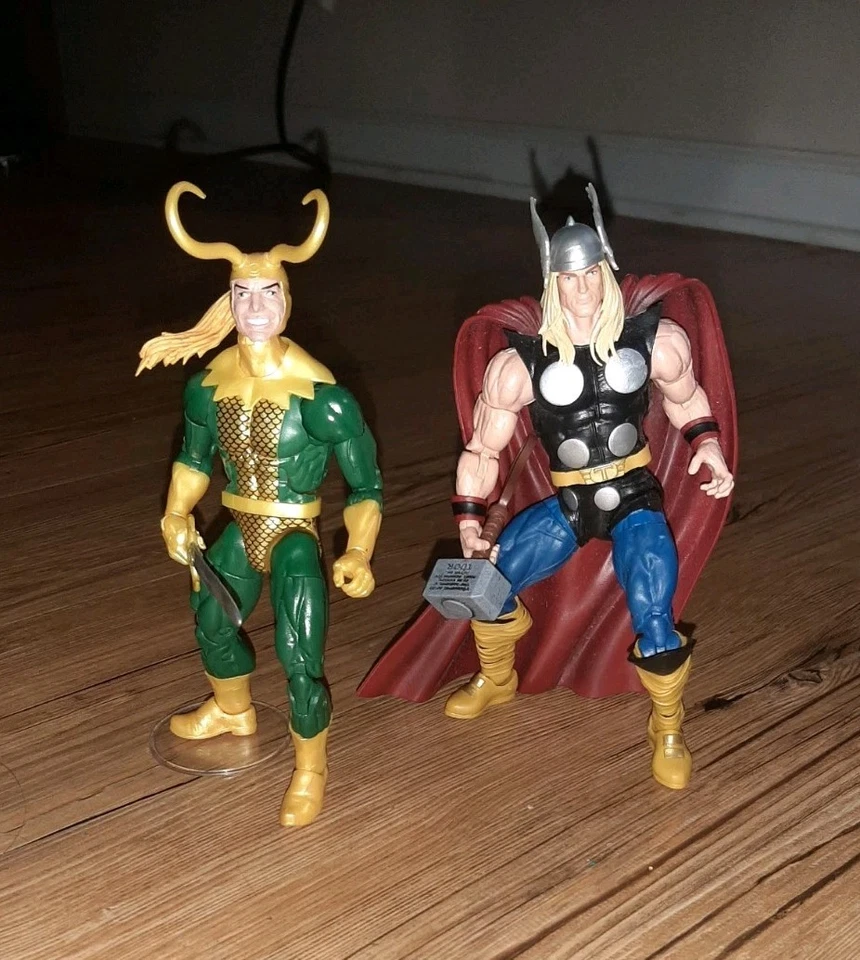 Marvel Legends 80 Aniversario Thor + Loki Clásico - Figuras Completas - Hasbro Foto 1 de 3