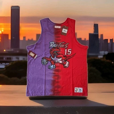 Mitchell & Ness Vince Carter Toronto Raptors Tie-Dye Tank Jersey 2XL NWT $90 Rtl - Image 1 of 4