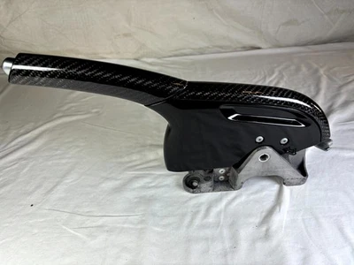 Freno de estacionamiento negro brillante fibra de carbono Porsche 911 997 987 Boxster 997.424.031  Foto 1 de 4