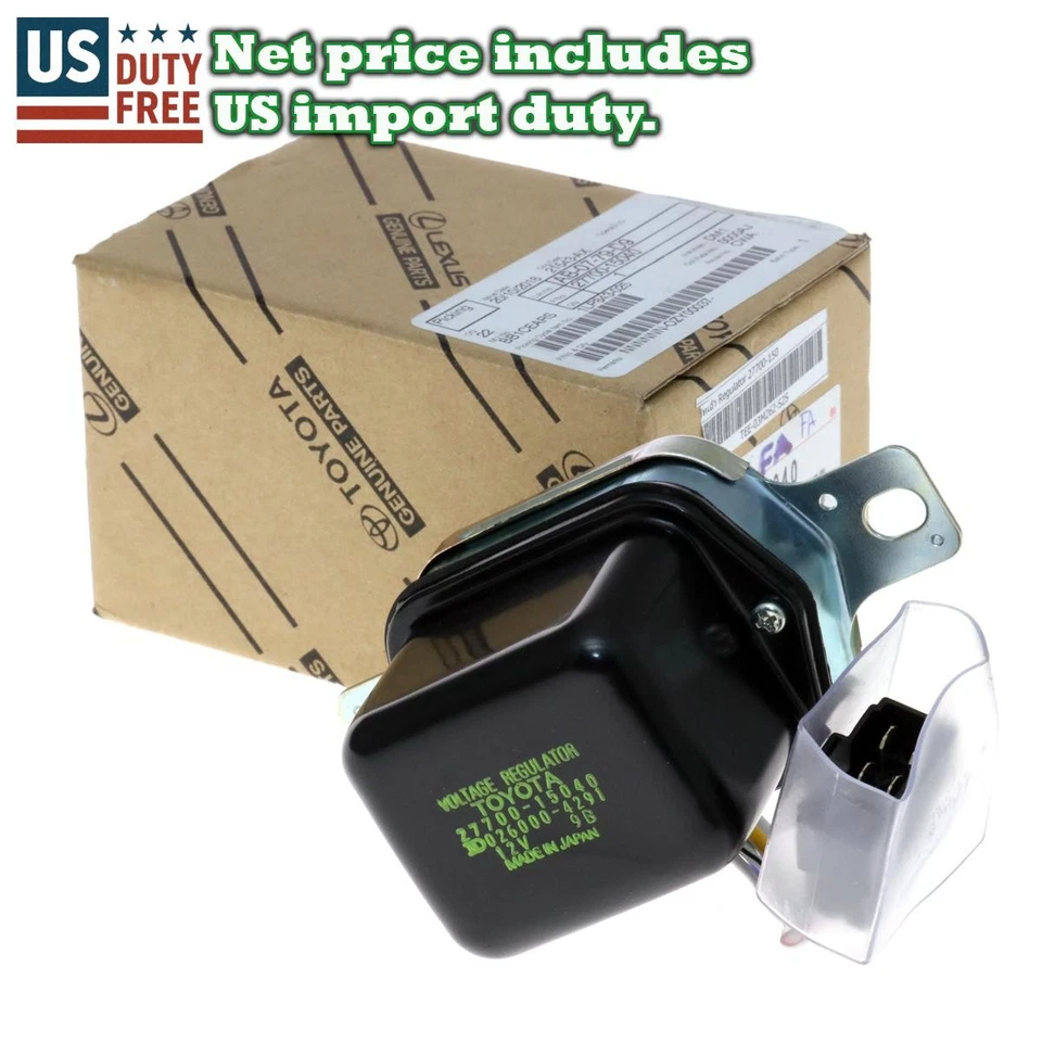 79-87 TOYOTA COROLLA KE70 KE72 KE75 TE71 TE72 AJUSTE REGULADOR DE TENSÃO 12V 1 PC JDM - Imagem 1 de 4