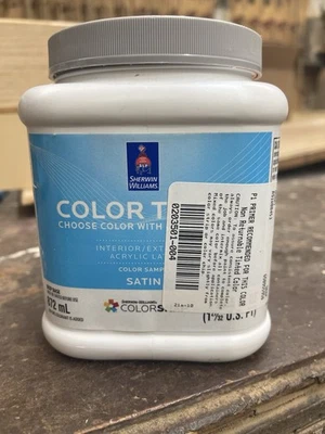 Pintura de muestra interior satinada Sherwin Williams Color To Go 6339 caqui Foto 1 de 3