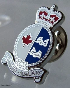 CANADA Canadian Coast Guard Auxiliary " Search & Rescue " Silver Lapel Pin - Picture 1 of 2