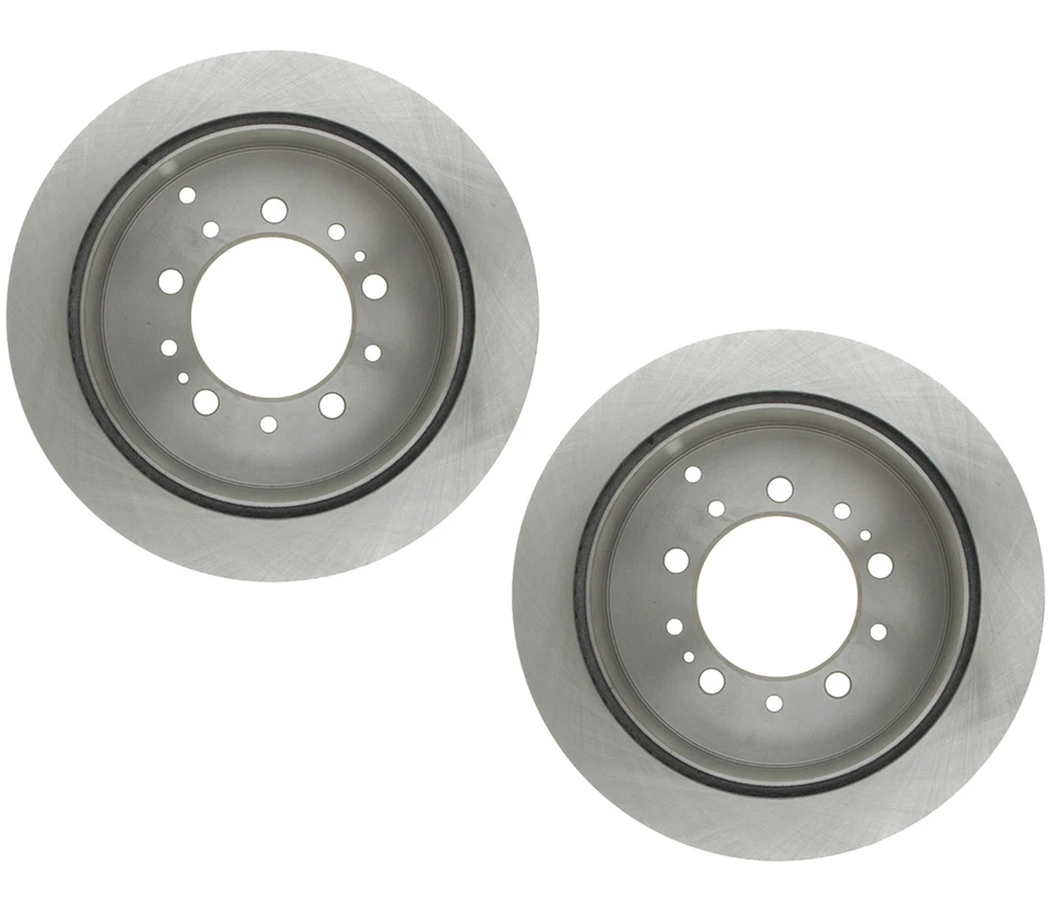 Juego de 2 rotores de freno de disco trasero ventilados diámetro 345,5 mm AcDelco para Lexus Toyota Foto 1 de 1