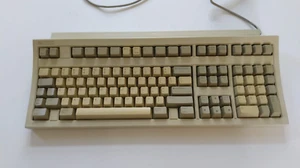 HP Hewlett Packard Terminal keyboard c3340-60201 QWERTY Layout Vintage retro - Afbeelding 1 van 4