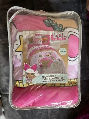 LOL SURPRISE DOLL - MICROFIBER TWIN COMFORTER - SUPER SOFT - 64”x86” BRAND NEW! - Image 1 of 2