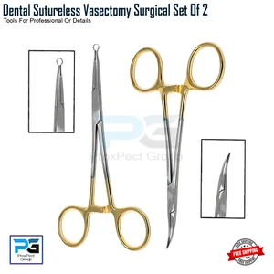 Sutureless Vasectomy Surgery Set, Surgical Instruments Tools Used For Vasectomy - Picture 1 of 6
