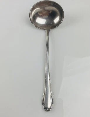 CUCHARA DE CALIDAD PLACA DE PLATA ANTIGUA Gravy MARTIN 90 ROSA CON MONOGRAMA Foto 1 de 4