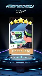 On The Rise Monopoly Go 5 Star Rare Sticker (Fast Delivery) Set#17