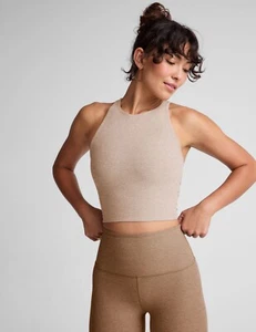 Beyond Yoga Spacedye Refocus Cropped Tank - Swept Heather - Size L - Picture 1 of 4