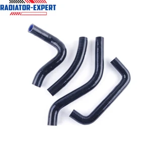 For Suzuki RMZ450 RMZ 450 2005 Silicone Coolant Radiator Hose Pipe Kit Black - Picture 1 of 4